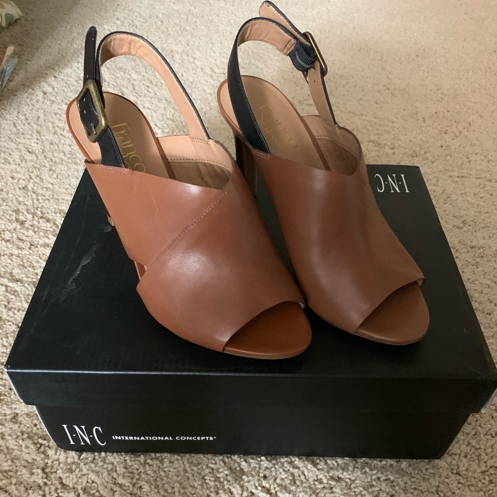 Tan Leather Heels